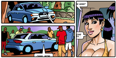 Interracial Sex Toons Gang - Gangbang Comics