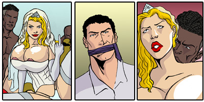 Interracial Wedding Gangbang - Gangbang Comics