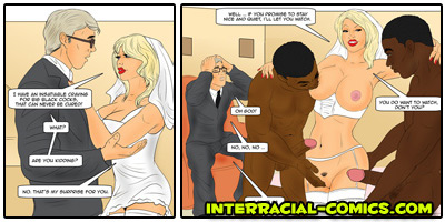 Interracial wedding