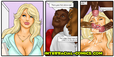 Gorgeous Blonde Interracial Cartoon - Interracial Comics Free Preview | Page 3